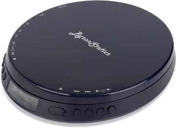 [5美國直購] ByronStatics CD播放器 隨身聽 午夜藍 PCD250-DB-BS 音量可調不可充電-USB線/AA電池(不包含)供電 UPC810090221069