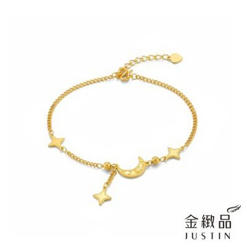 金緻品 黃金手鍊 月晨星夜 1.31錢 5G工藝