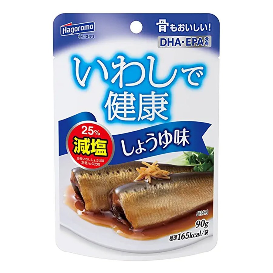 はごろもフーズ いわしで健康 しょうゆ味 パウチ 90g