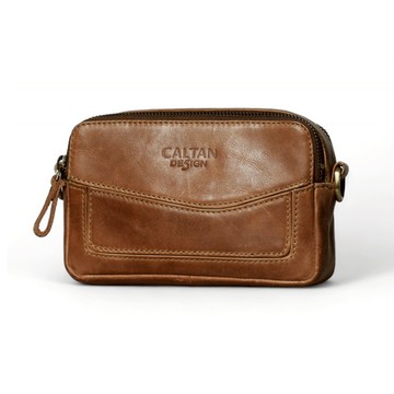 【CALTAN】真皮/斜背包 | 真皮拼接小方包 5490_三色