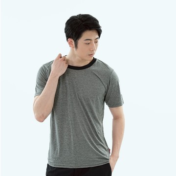 【遊遍天下】MIT男女款透氣吸排抗UV速乾圓領衫GS2011 深灰