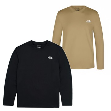 The North Face 北面 長袖上衣 男裝 防曬 抗UV 排汗 黑/卡其【運動世界】NF0A89ZYJK3/NF0A89ZYLK5