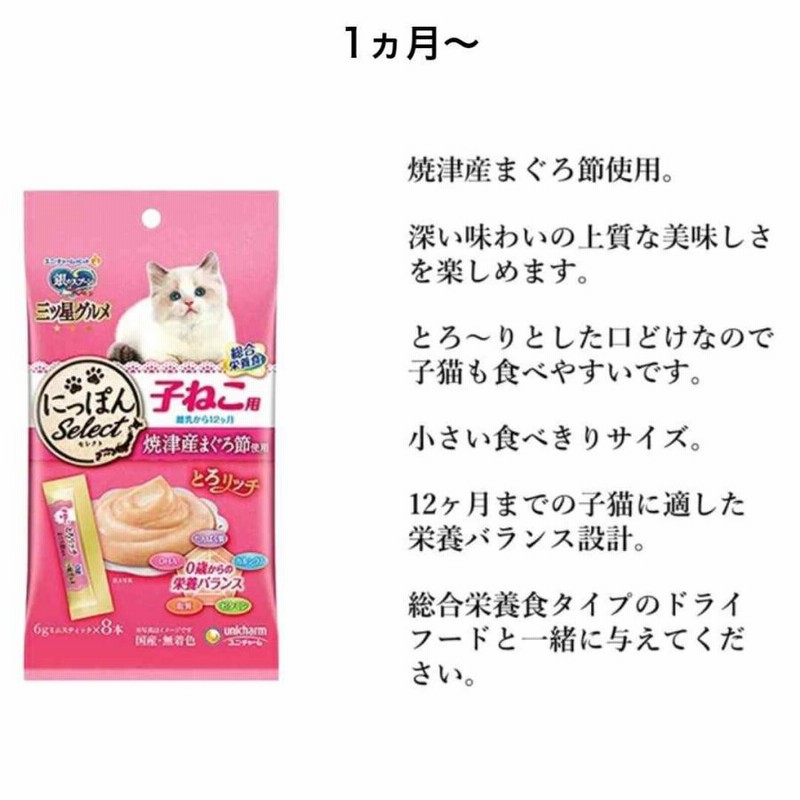 子猫 おやつ 子猫用 チュール 9個 セット 子ねこ 子猫 とろリッチ 離乳