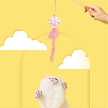 【LUUKS UP】溫度計逗貓棒 | 色彩繽紛的五種天氣造型