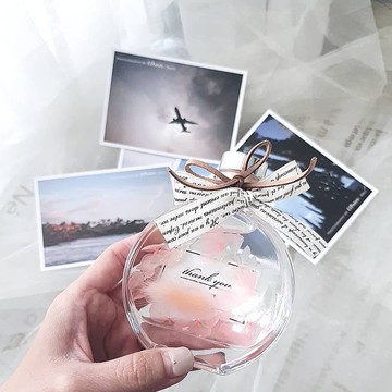 不凋繡球浮游花  畢業禮物 USB小夜燈 交換禮物