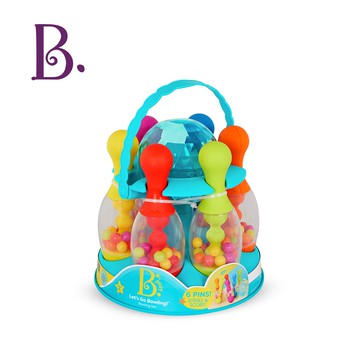 B.Toys 露一手保齡球(海洋藍)  小朋友 玩具  保齡球 球