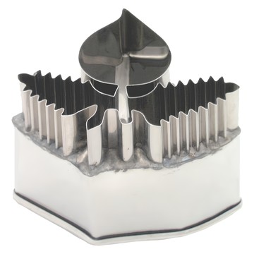 菜模 桃 (大葉) 型號NO.54  5.6 x 6.9 x 5.3cm  1個