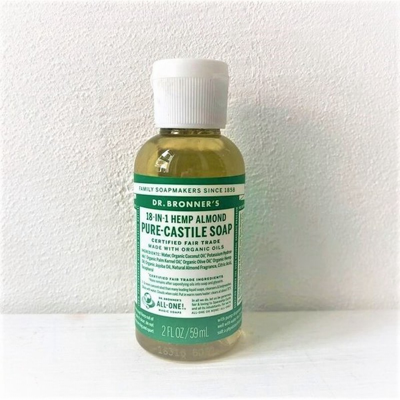 Dr Bronner S Pre Castile Soap Hemp Almond ドクターブロナー アーモンド 59ml オーガニック ボディソープ 身体 髪 掃除 洗濯 クレンジング 通販 Lineポイント最大0 5 Get Lineショッピング