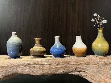 手工迷你花器組/手工線香瓶