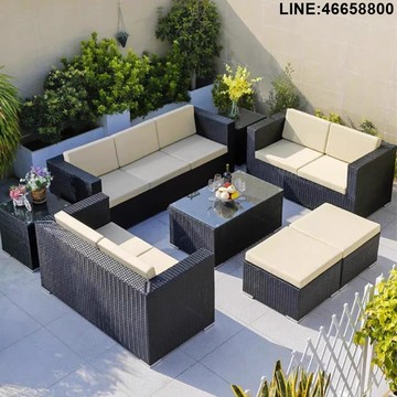 藤編桌椅 沙發椅 戶外家具 酒店家具 度假村家具 戶外沙發 庭院家具 躺椅 戶外桌椅組合 休閒家具 露營桌椅 商用家具 戶外藤編沙發組合室外銷售售樓部庭院花園露臺藤椅沙發防水防曬 支持訂製 免運到府 快速出貨