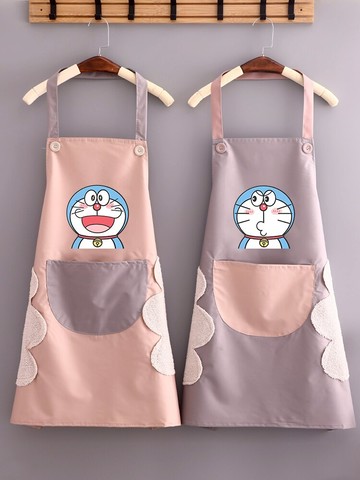 時尚韓版家用廚房圍裙防水防油女高檔日系美甲餐飲工作服男士