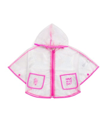 Billieblush Have an Ice Day Print Rain Poncho