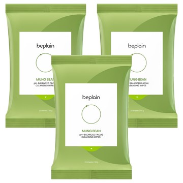 beplain 苾沛恩 綠豆弱酸性卸妝巾  1包  3包
