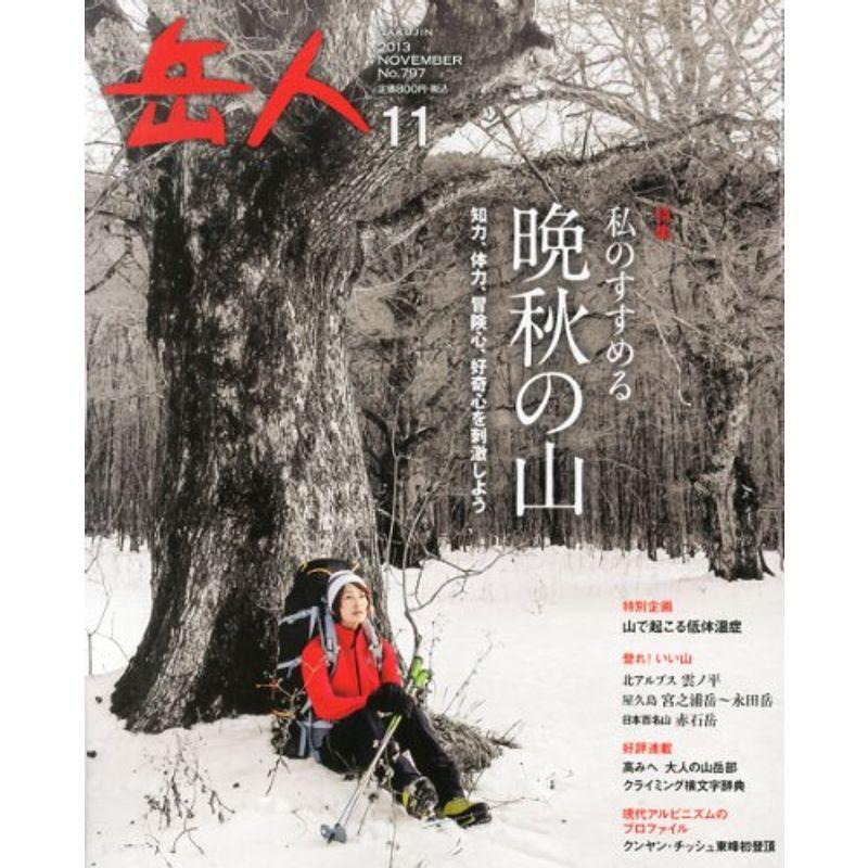 岳人 2013年 11月号 雑誌