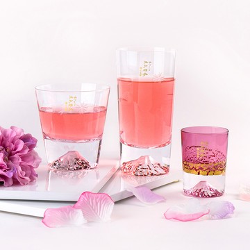 【任2件95折】現貨 田島硝子 櫻花限量款x金箔櫻花粉款 威士忌杯+啤酒杯+金箔冷酒杯3入組 富士山杯 酒杯 玻璃杯 冷酒杯 日本原裝 伴手禮推薦 TG16-015-RS+TG16-015-TS+TG20-016-1GP 熱賣中!