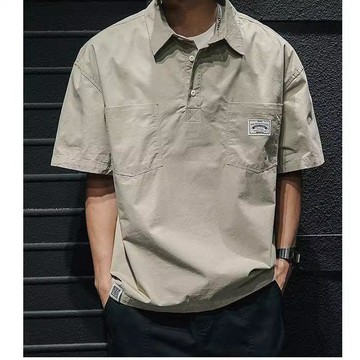 夏季男士POLO衫短袖 涼感 排汗 保羅衫 衫短袖襯衫T恤男夏季新款寬鬆大碼男裝男士含棉休閒襯衣奢華0727