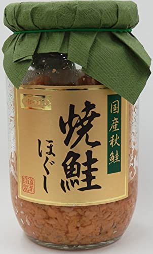 国産秋鮭焼鮭ほぐし 180g 瓶