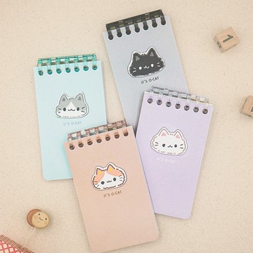 O-CAT - 線圈筆記DIY孔夾(90K)。JN-90218。活頁本