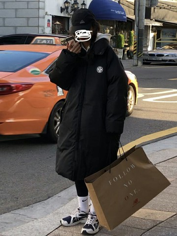 羽絨棉服女冬季中長款新款長款棉衣外套韓版學生寬松加厚棉襖