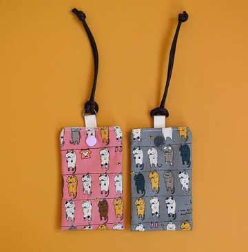 簡式悠遊卡袋/卡套_晒貓咪