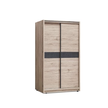 ASSARI-北歐推門4x7尺衣櫃(寬115x深60x高200cm)