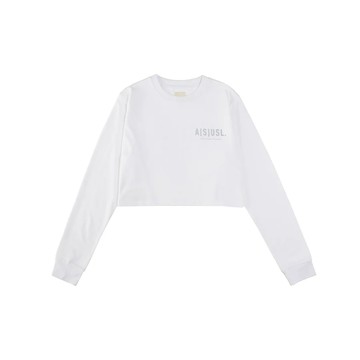 A[S]USL REFLECTIVE LOGO CROPPED LONG TEE / ASUSL 日系 短版長袖