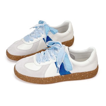 Darcey格漾日記經典真皮德訓鞋休閒小白鞋