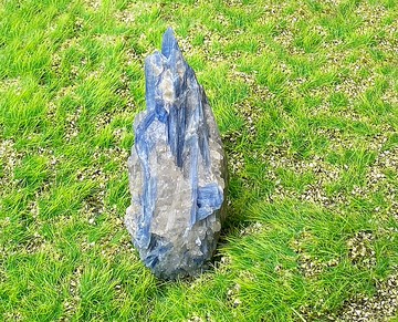 手串充電站-天然原礦藍晶石共生白水晶及雲母 消磁手鍊 養水晶