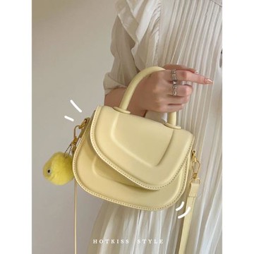 小眾設計手提包包女2025夏季新款單肩斜挎包高級感百搭ins馬鞍包