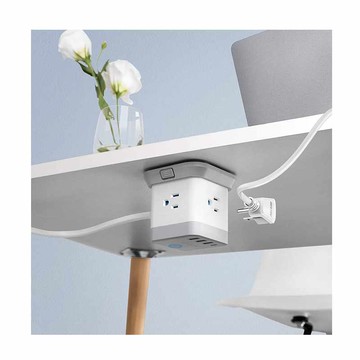 BESTEK 延長線 3插 3USB 1Type-C Extension Cord and Detachable Base [2美國直購]