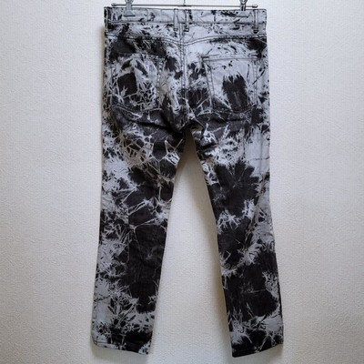 Roenスカルデザイン ブラックデニム ロエン セマンティックデザイン ブラック デニムパンツ スタッズ