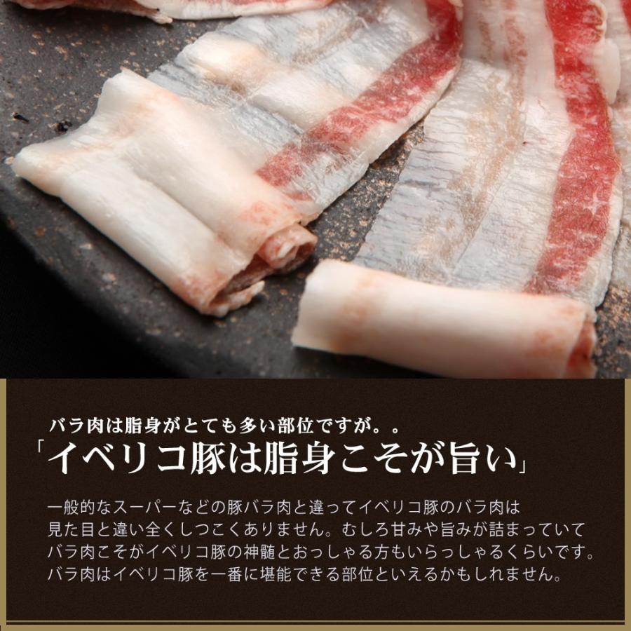 人気 イベリコ豚 バラ肉 スライス セボ 500g しゃぶしゃぶ 豚バラ 鍋用 豚しゃぶ 肉 冷凍 イベリコ屋