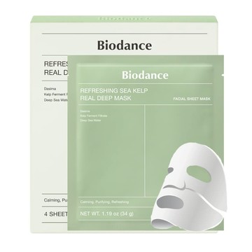 【BioDance】清爽海藻深層舒緩全效面膜 4入/盒