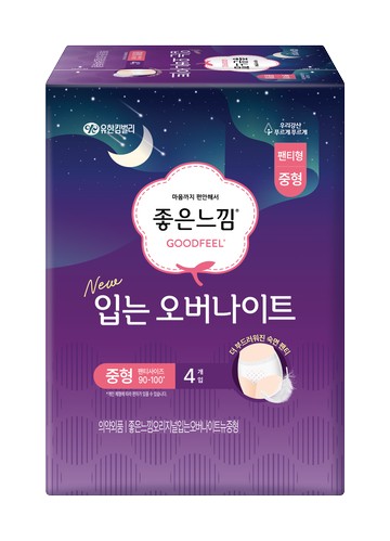 Good Feel Overnight Panties 4P (Medium/Large)