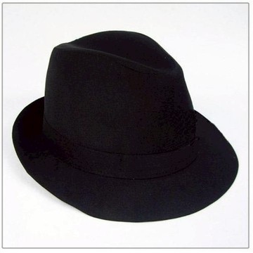 有間小鋪:爵士帽子 男士女士帽子 黑色巴拿馬帽 爵士帽 禮帽 小西裝帽 麥可‧傑克森正統爵士帽 禮帽男 男女爵士帽