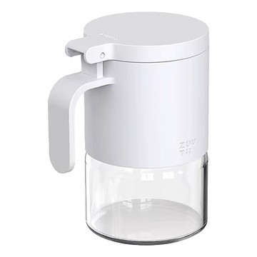 ZUUTii 玻璃調味料罐 10.5x7.5x12.5 cm 300ml 玻璃食品級矽膠PP材質  1個