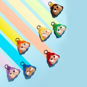 POP MART 泡泡瑪特 CRYBABY 大頭CHEER UP BABY!系列-毛絨吊飾 盲盒 確認款 隱藏版 公仔
