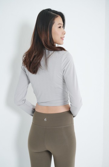 【Yoga Flow】Ula Tshirt- Dove Grey  快速出貨