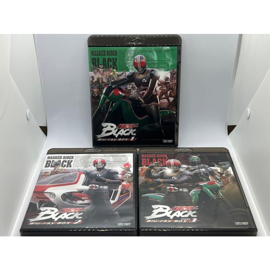 BD ブルーレイ 仮面ライダーBLACK ブラック Blu‐ray BOX 全3巻セット 初回生産限定版