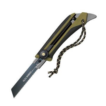 OLFA WORKS 螺絲鎖緊型 波浪形刀刃 野戰刀 /支 OW-FK1 系列