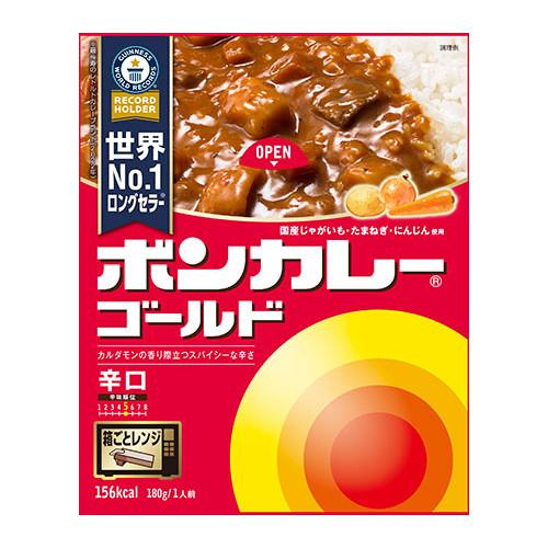 大塚食品 ボンカレーゴールド 辛口 180g 10箱