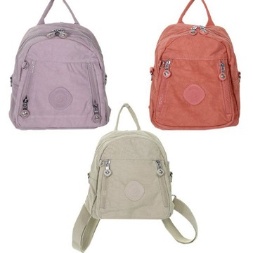 ~雪黛屋~AOKING 後背包超小容量附長肩背帶主袋+外袋共四層超輕防水尼龍布AS0320