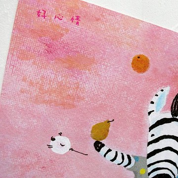 不哭鳥飛進森林卡片-好心情