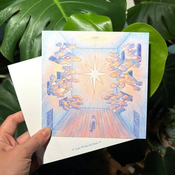 Light within the heart 療癒卡片
