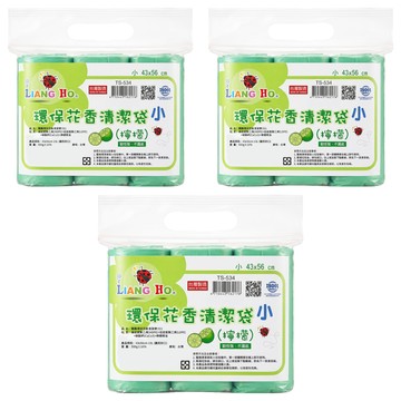 LIANG HO 良和 環保花香清潔袋  15L  3袋