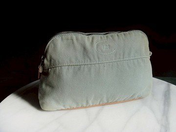 【老時光 OLD-TIME】早期二手老包法國製Hermès化妝包