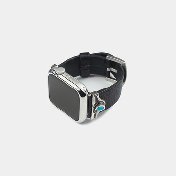 Classic Fit Apple Watch Strap with Turquoise