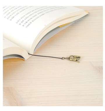 貓咪 可愛 亮銅 苗條 吊飾 書籤 韓國 設計 貓奴 貓掌 肉墊