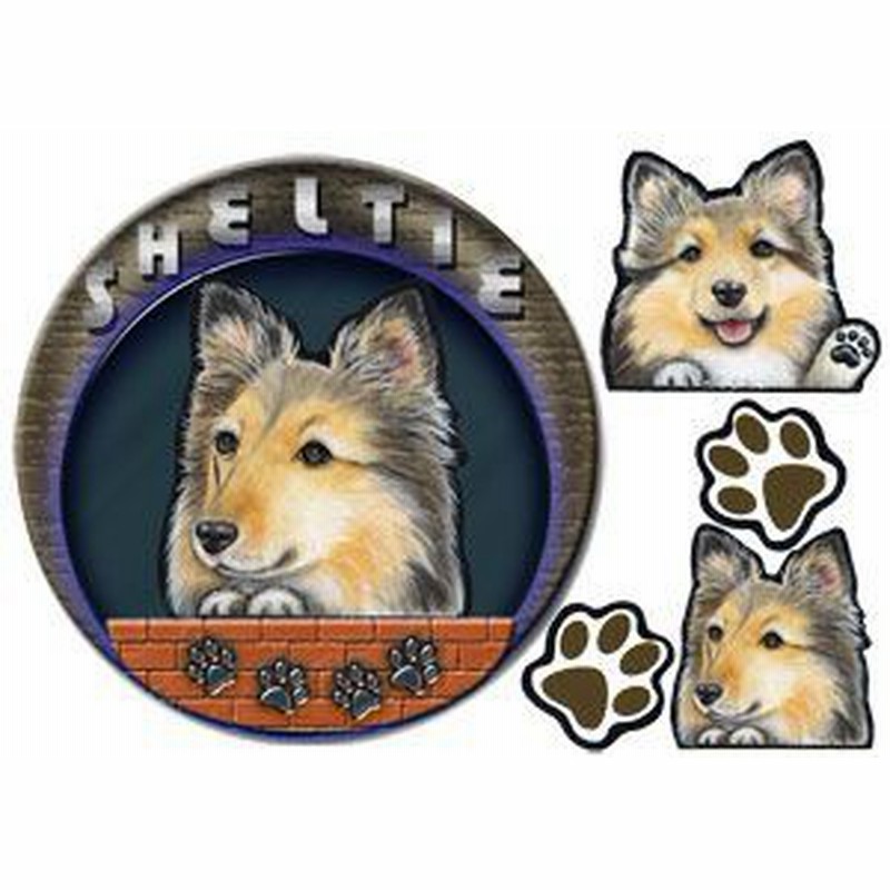 犬ステッカー/シェルティ6/シェットランドシープ/犬/ネーム入れ不可/シール/愛犬/雑貨/グッズ/ 通販 LINEポイント最大4.0%GET |  LINEショッピング