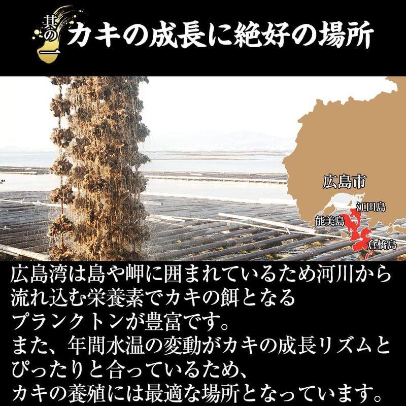 ますよね カキ 牡蠣 ジャンボ広島かき 2kg (解凍後 約850g×2袋) 約60粒 約10人前 加熱用 広島県産 大粒 むき身